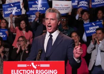 Gavin Newsom accuses Trump of launching political probe into him. The real issue may be his wife’s taxes