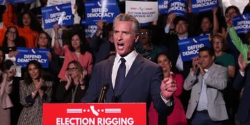 Gavin Newsom accuses Trump of launching political probe into him. The real issue may be his wife’s taxes