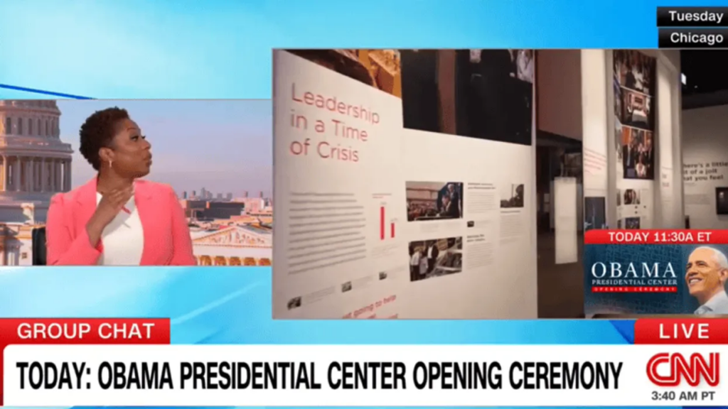 ‘Trump is not invited’: CNN host shuts down MAGA spin on Obama library bash