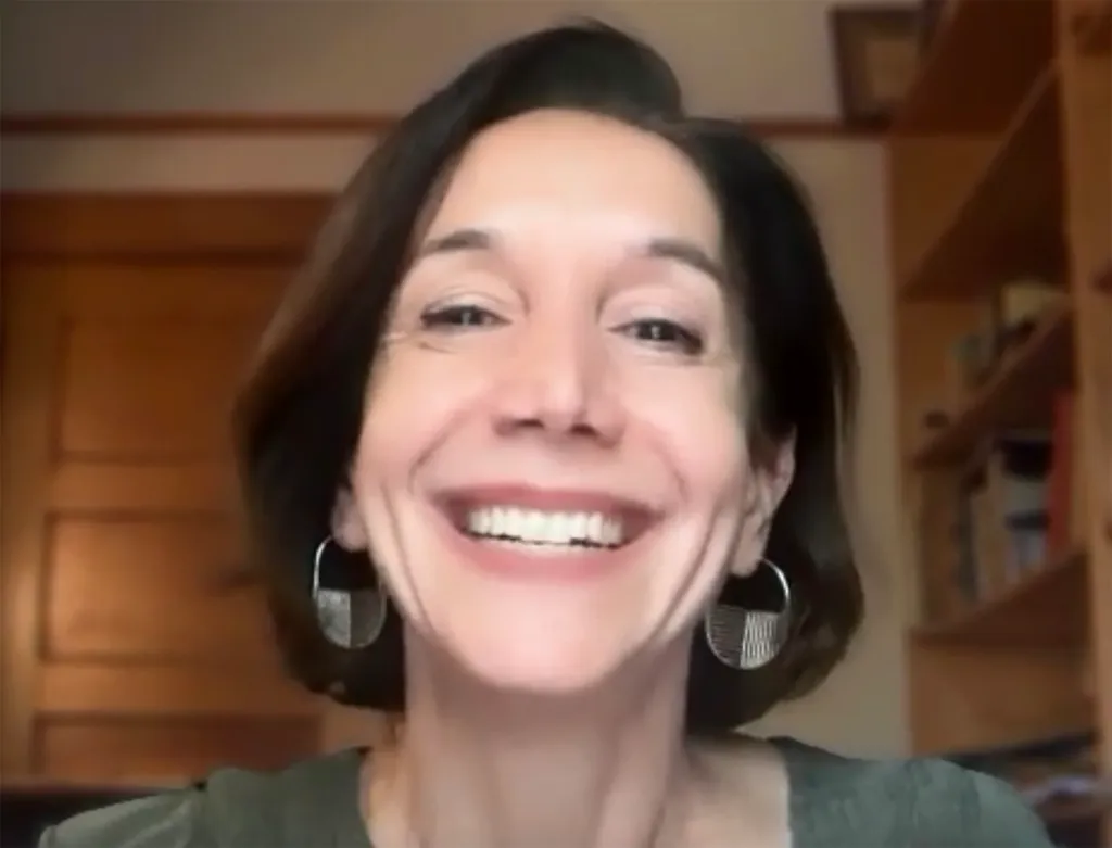 Corinna Mullin smiling.