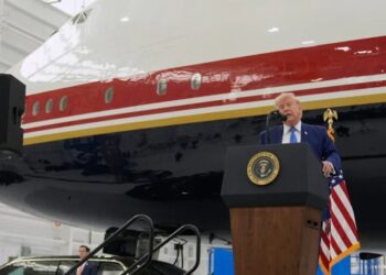 Trump shows off new Air Force One, a gift from Qatar, and admits ‘a normal president wouldn’t do this’