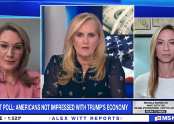 MS NOW astounded as Trump suffers ‘lowest rating ever’ in new poll