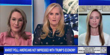 MS NOW astounded as Trump suffers ‘lowest rating ever’ in new poll