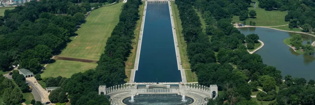 Trump lets loose new details on Reflecting Pool damage: ‘Many people have been arrested’