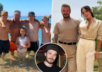 David and Victoria Beckham use Father’s Day to make another public plea to estranged son Brooklyn