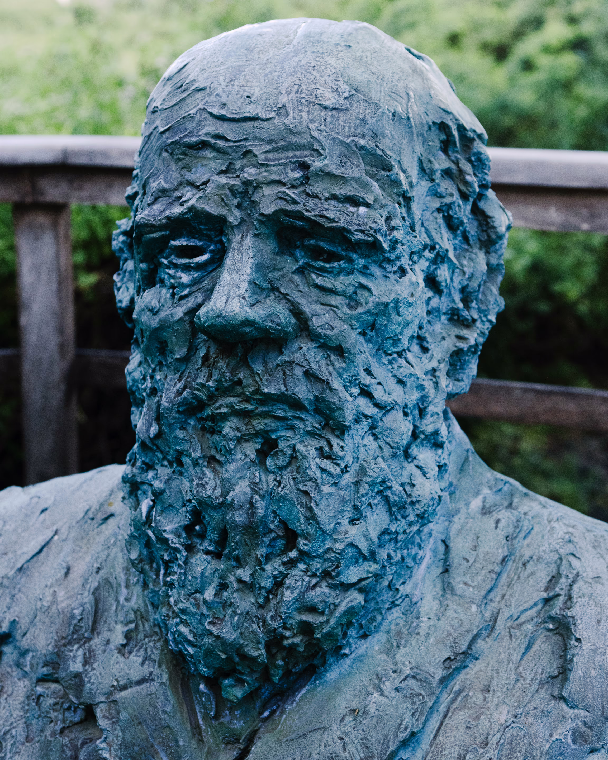 bust of bearded man