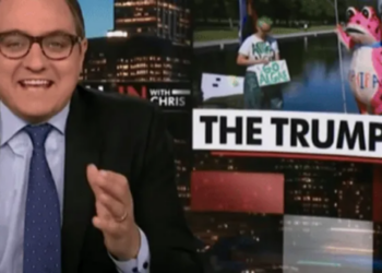 ‘Madness!’ Chris Hayes bursts into laughter mocking Trump’s reflecting pool conspiracy