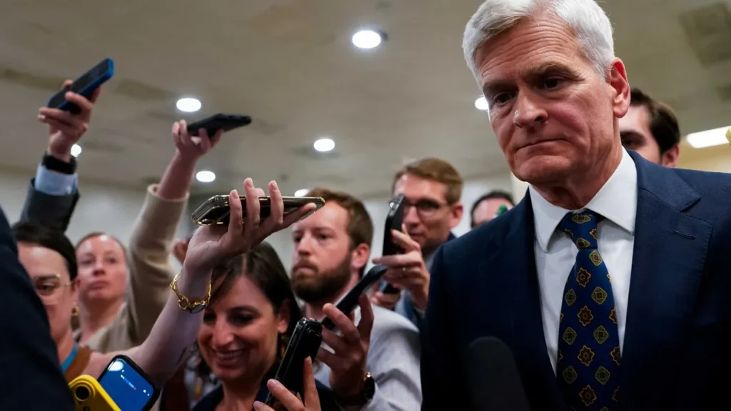 Trump and Republican confront each other during GOP luncheon