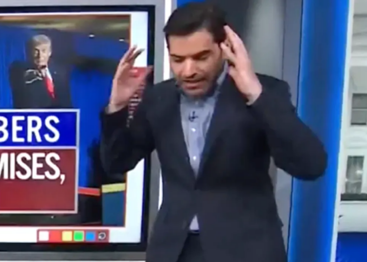 ‘Oh God no!’ Data guru shrieks in mock horror as Trump breaks major campaign promise