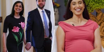 Second Lady Usha Vance claps back at New York Times’ commentary on her ‘body-hugging’ maternity fashion: ‘Here’s the receipt’