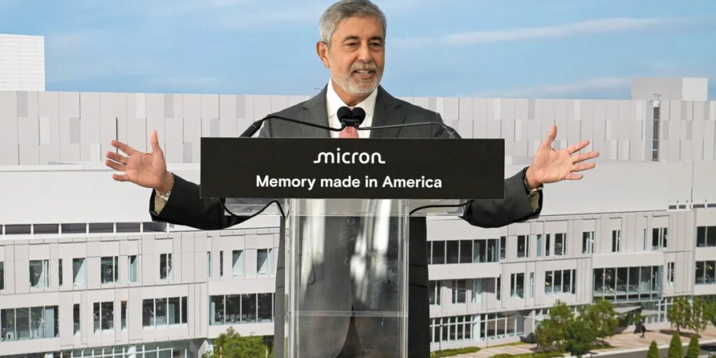 Meet Micron, the under-the-radar chipmaker that just reported a 346% sales surge and helped stop a global AI selloff