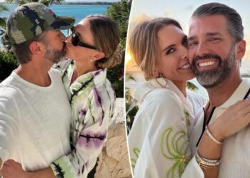 Bettina Anderson shares never-before-seen photos from private Bahamas wedding to Donald Trump Jr.