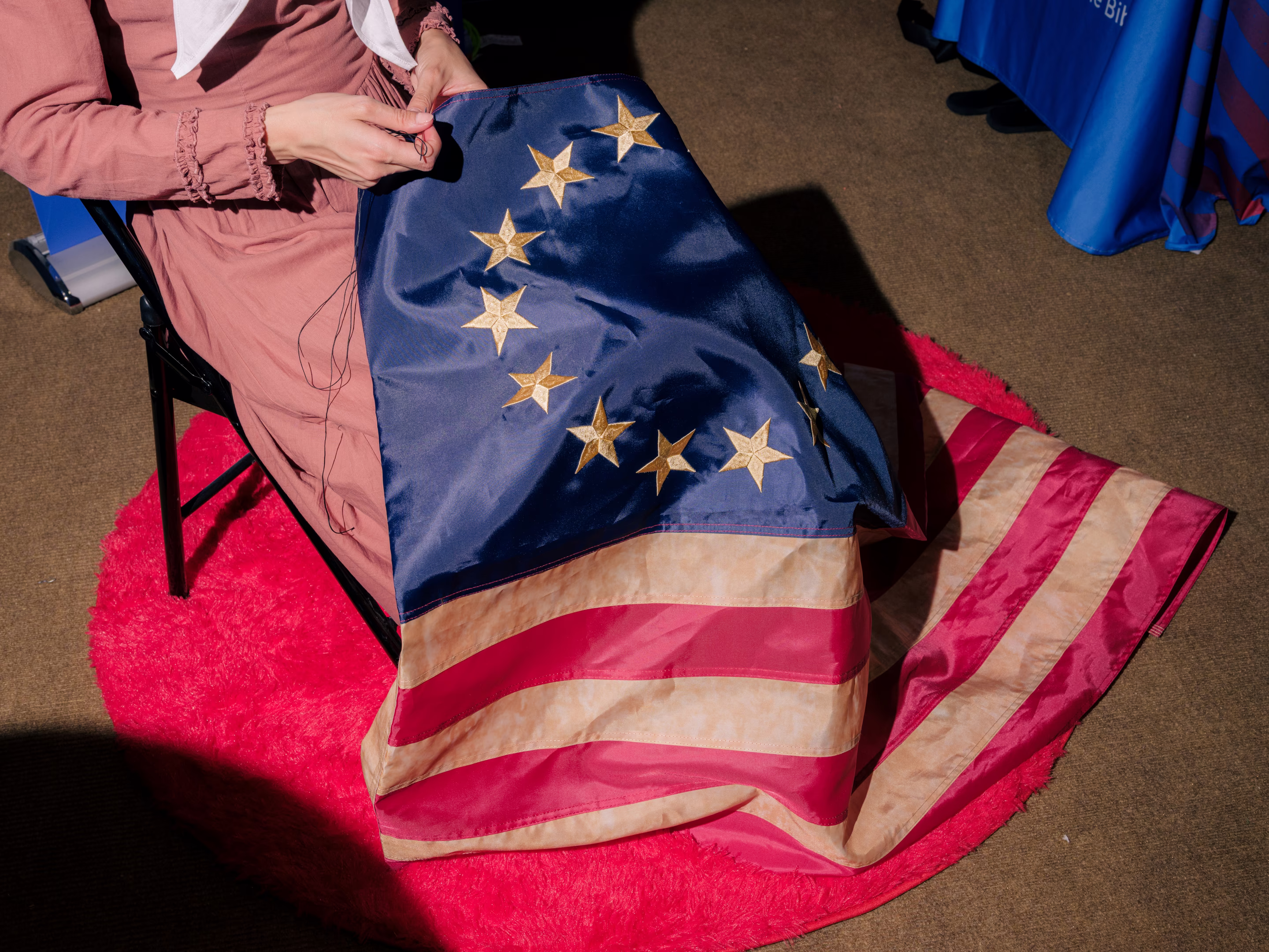 an old american flag