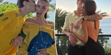 Cruz Beckham sparks engagement rumors after girlfriend Jackie Apostel flashes diamond ring