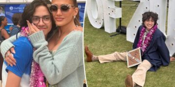 Jennifer Lopez shares intimate photos from twins’ graduation ceremonies — after one reveals new name