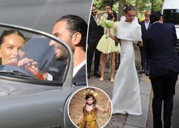 French bombshell dubbed ‘the most beautiful girl in the world’ as a kid gets married at 25