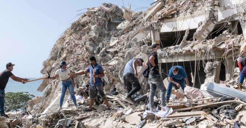 A Search Through the Rubble of Two Towers in Venezuela