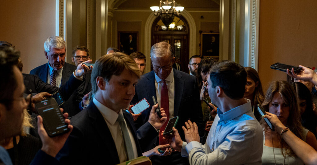 Trump Feuds With Thune and G.O.P., Stoking Election-Year Rift