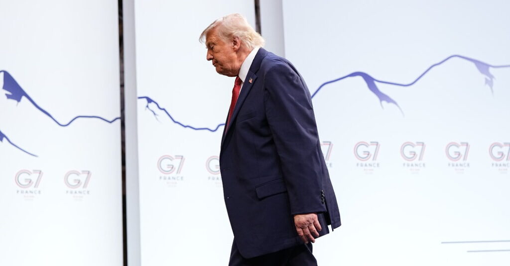After a Day of Harmony, a Mercurial Trump Upends Leaders’ Summit