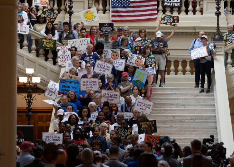 Georgia Republicans Shelve Redistricting Amid Mounting Protests