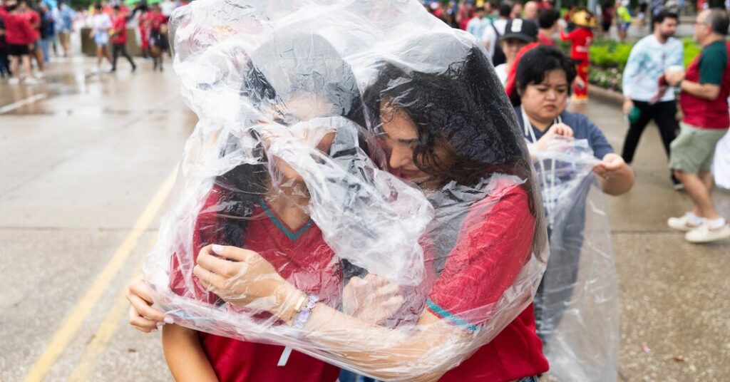 A Tropical Storm Came Ashore, but Houston’s Match ‘Dodged the Bullet’