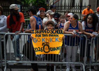 At Past Championship Parades, Many Students Skipped School
