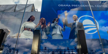Here’s What Barack and Michelle Obama Said at His Presidential Center Opening