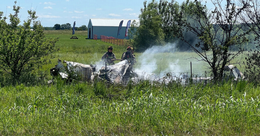 She Saw Her Skydiving Plane Burn. Would She Jump Again?