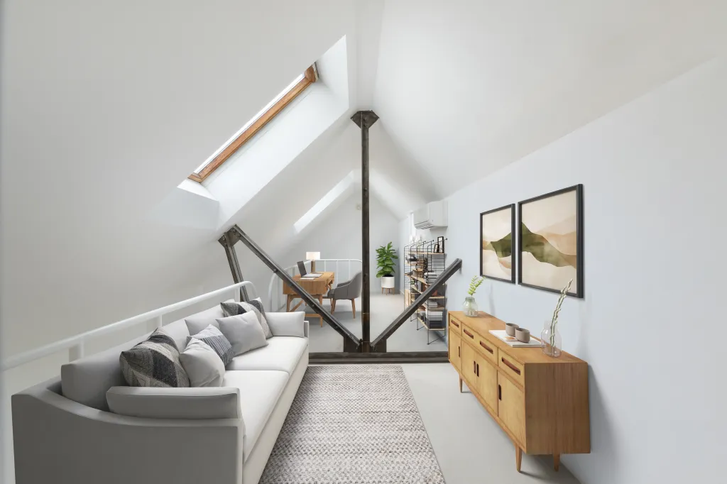 Skylit space is maximized