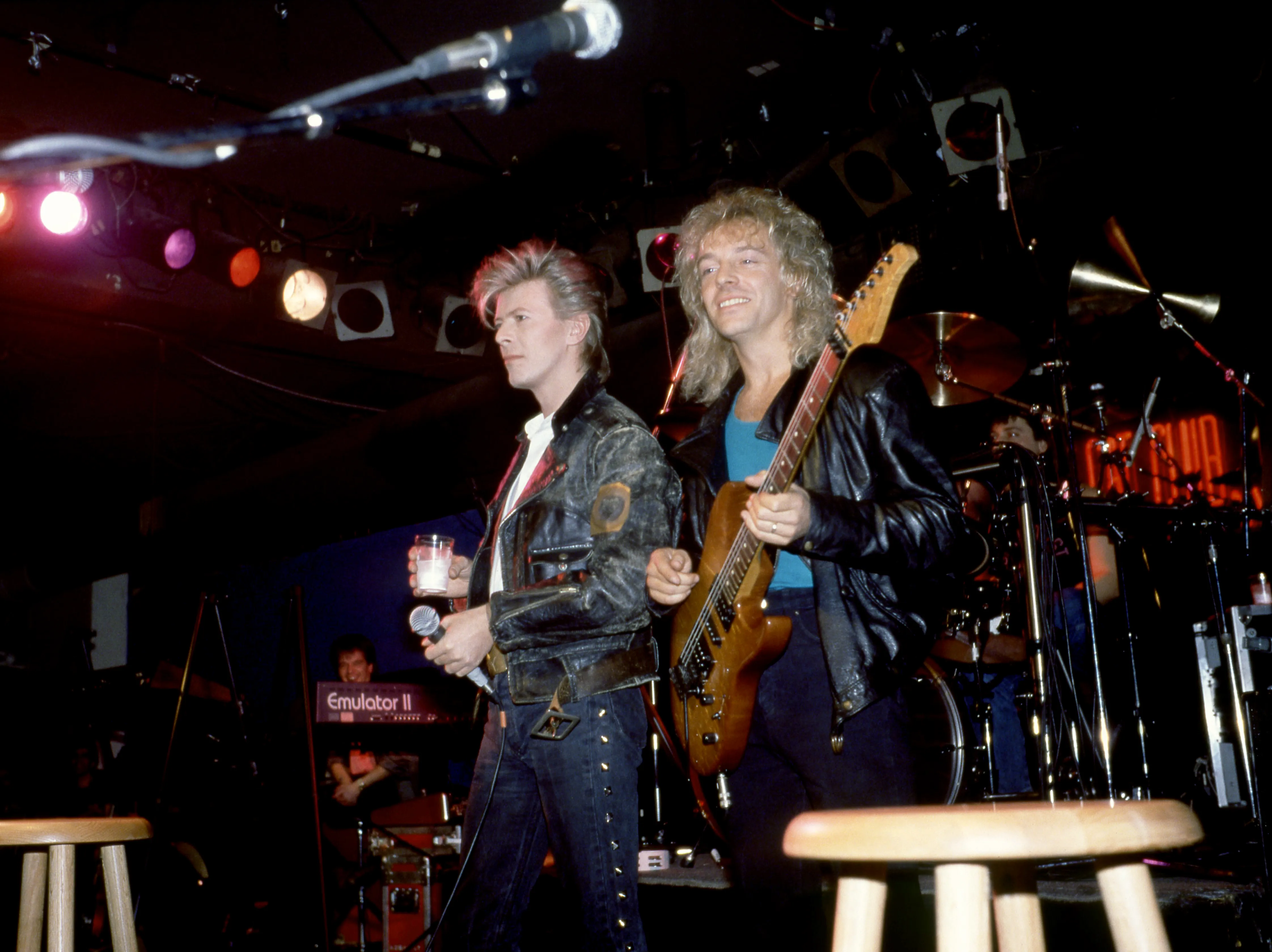 David Bowie and Peter Frampton.
