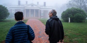 A Father and Son Visit a Founding Father