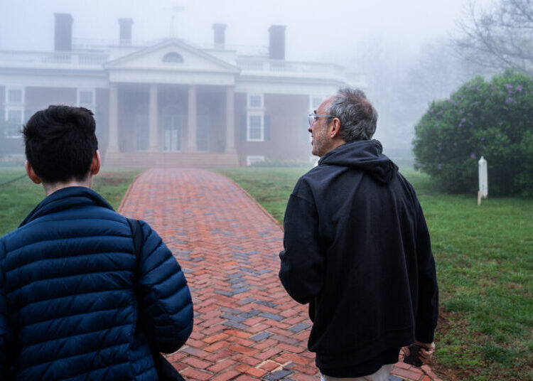 A Father and Son Visit a Founding Father