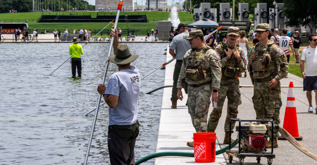 The Reflecting Pool Appears to Be Rejecting Its Makeover