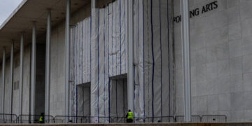 ‘A Literal Coverup’: What Is the Kennedy Center Hiding Behind Those Tarps?