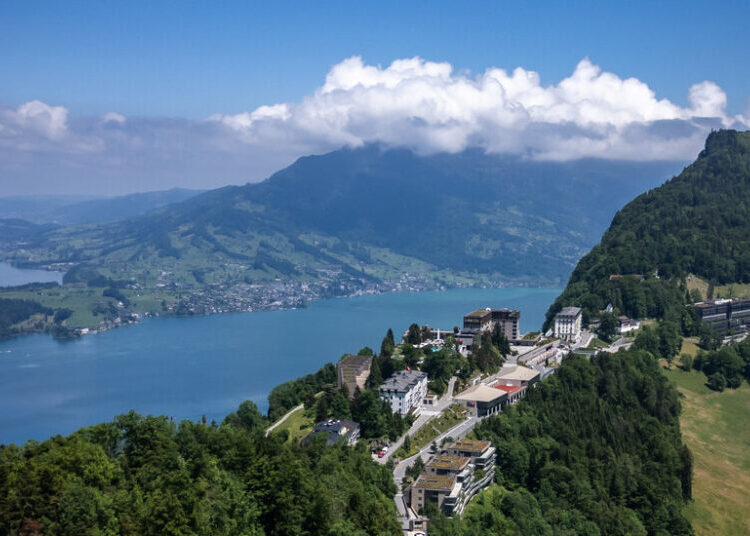 A Glamorous Swiss Resort Hosts Officials for U.S.-Iran Talks