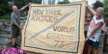 A 1973 Knicks Championship Banner and a Childhood Friendship Endure