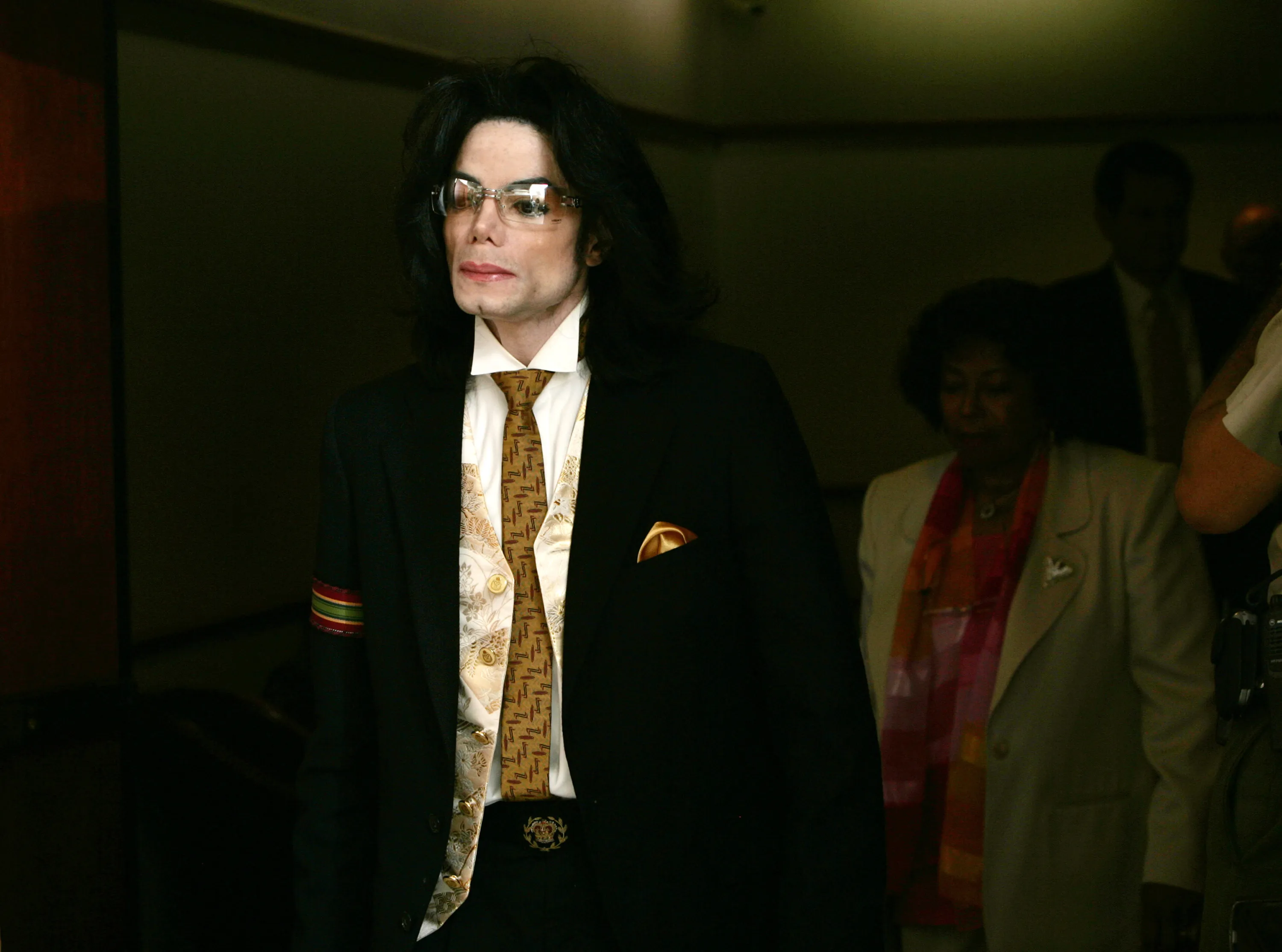 Michael Jackson at his 2005 trial