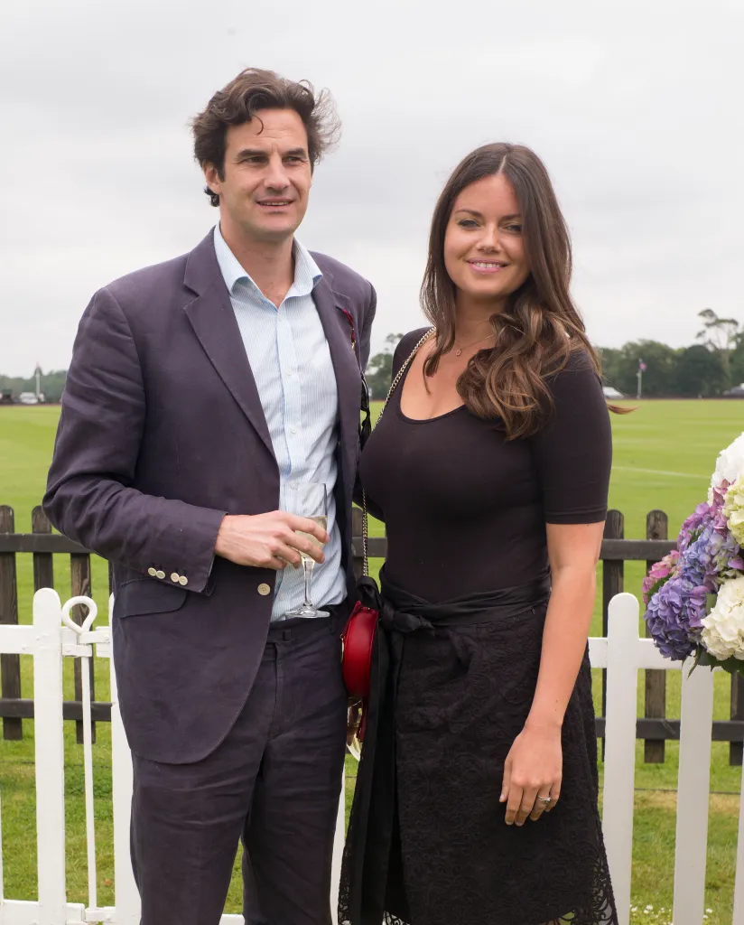 Rupert Finch and Lady Natasha Rufus Isaacs at the Cartier Queens Cup Polo Final.