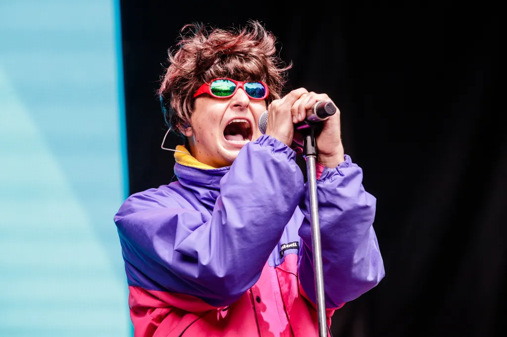 Oliver Tree performing during Lollapalooza 2017.