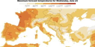 Western Europe, Sweltering Under Record Heat, Braces for More