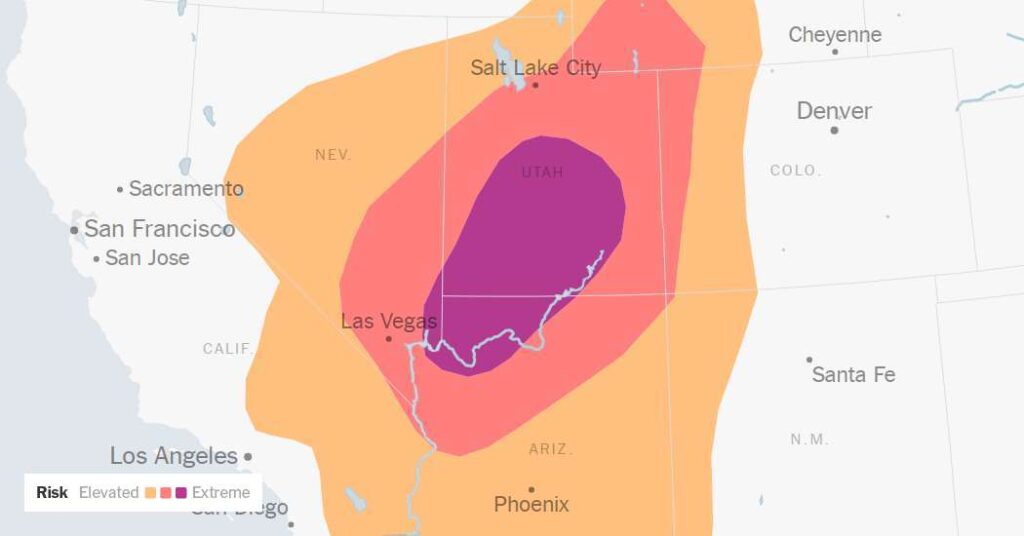 Its Landscape Parched, Southwest Faces ‘Extremely Critical’ Fire Weather on Friday
