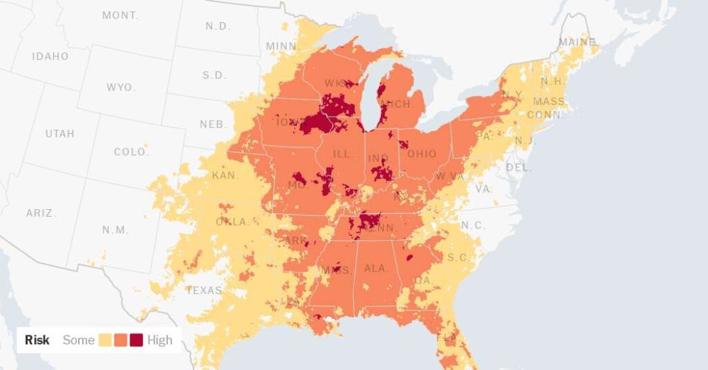 As U.S. Heat Wave Widens, Here’s Where Tuesday’s Temperatures Will Be Highest