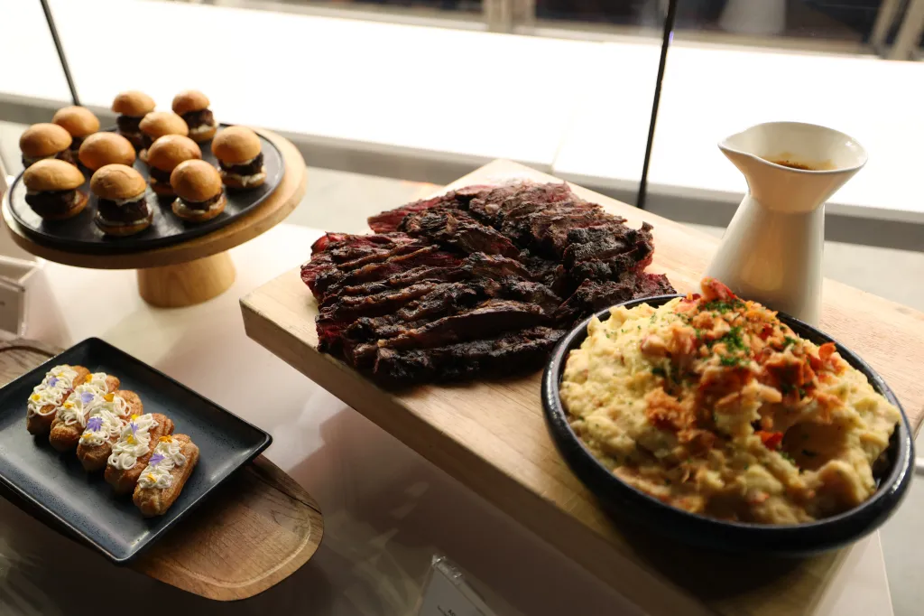 Assortment of food for inclusive hospitality guests.