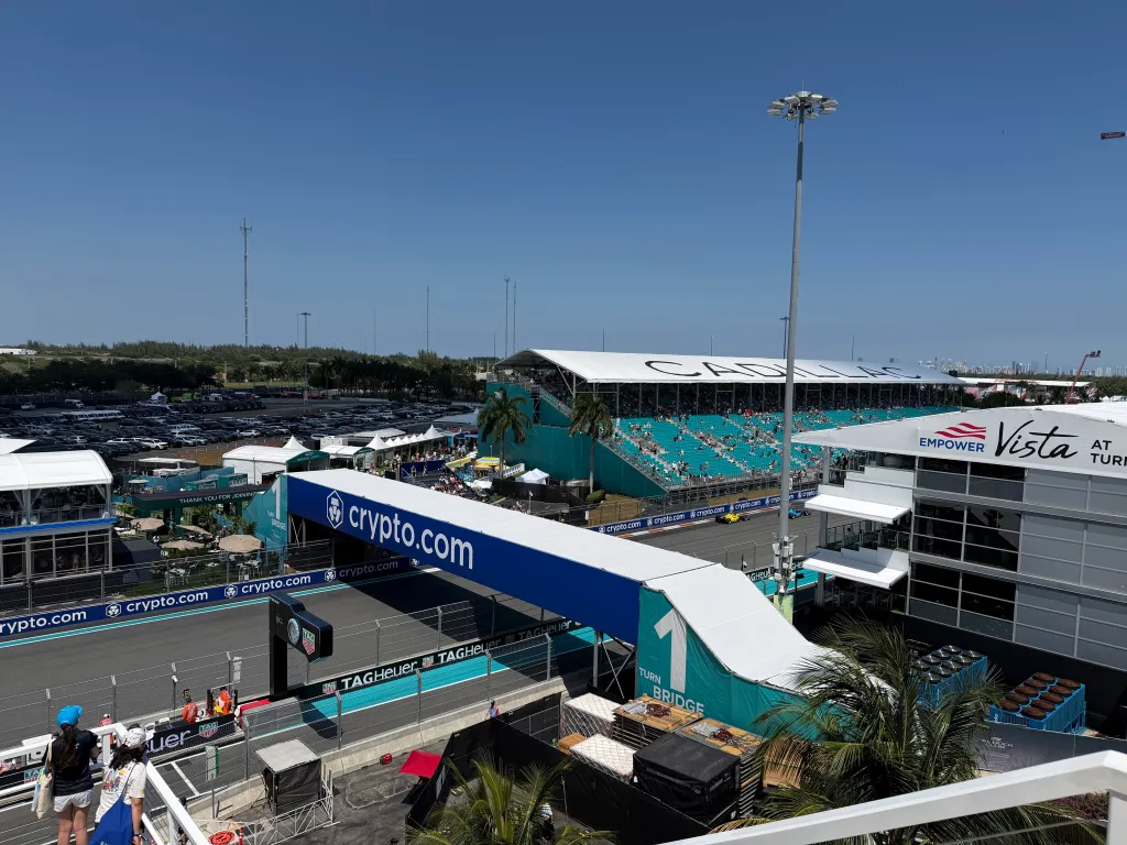 Miami International Autodrome during the Formula 1 Miami Grand Prix.