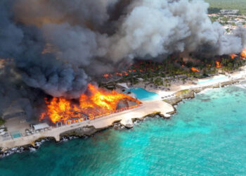 Huge Blaze Ravages Dominican Republic Beach Resort