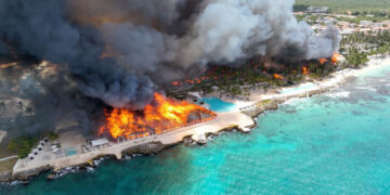 Huge Blaze Ravages Dominican Republic Beach Resort
