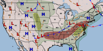 Severe Weather Expected in the Northeast on Monday