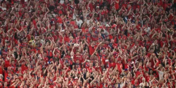 Every Time Norway Scores at the World Cup the City of Bergen Trembles