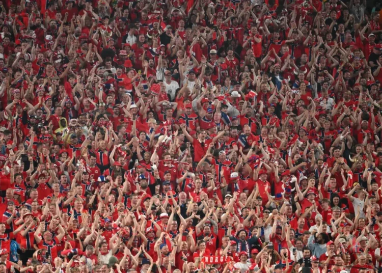 Every Time Norway Scores at the World Cup the City of Bergen Trembles