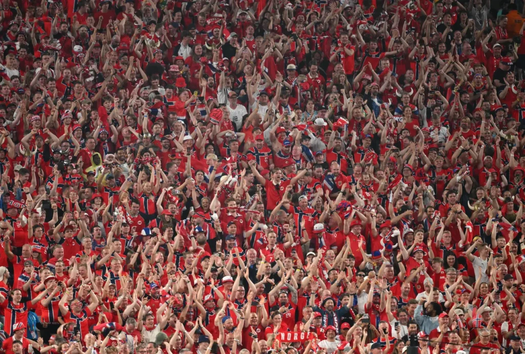 Every Time Norway Scores at the World Cup the City of Bergen Trembles